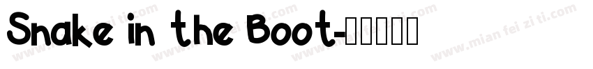 Snake in the Boot字体转换